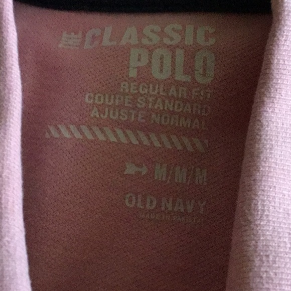 Medium regular fit classic polo Old Navy pink ❤️like2 get price & shipping drop - Picture 5 of 8